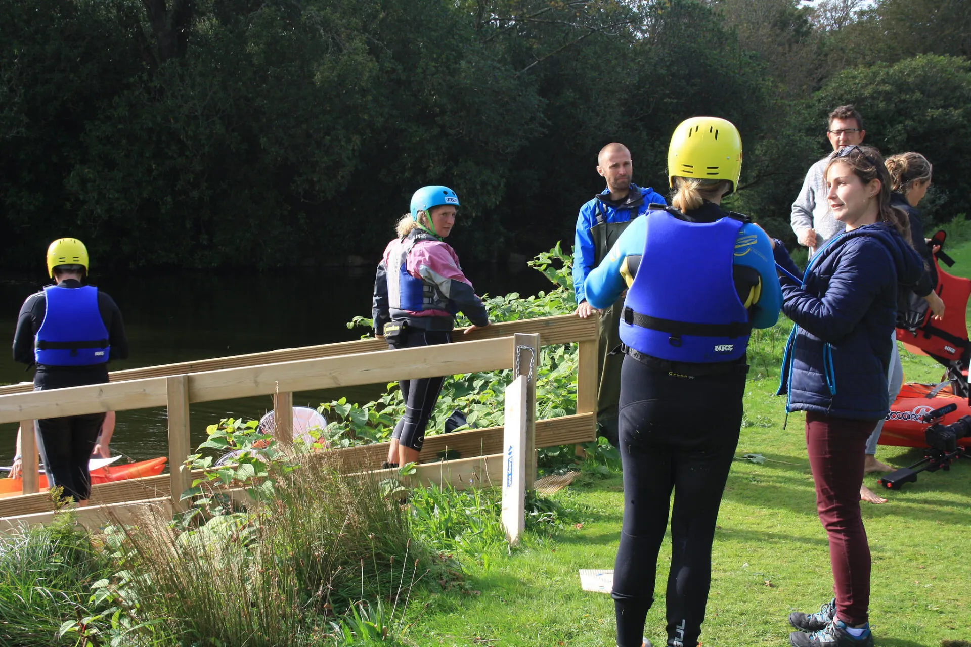 Helping to test Sonic Kayak prototypes with research participants and Then Try This